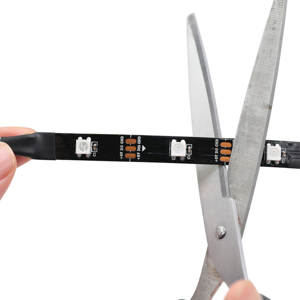 DC5V WS2812B 5050 Color Chasing RGB LED Light Strip 30LEDs/m 1.64-16.4ft DC5V WS2812B 5050 Color Chasing RGB LED Light Strip 30LEDs/m 1.64-16.4ft